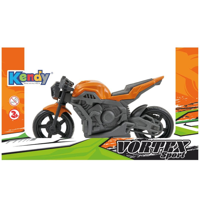 Brinquedo de Moto Vortex Sport Verde Vermelho Azul Laranja Masculino Infantil Kendy