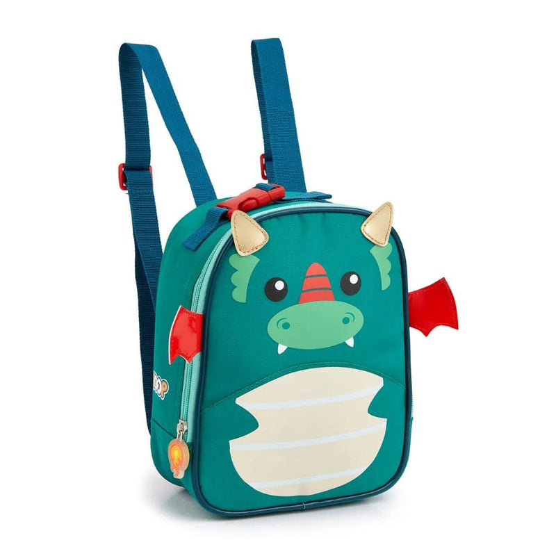 Kit Mochila de Costas Dragão Infantil Lancheira Térmica Escolar Masculino Seanite