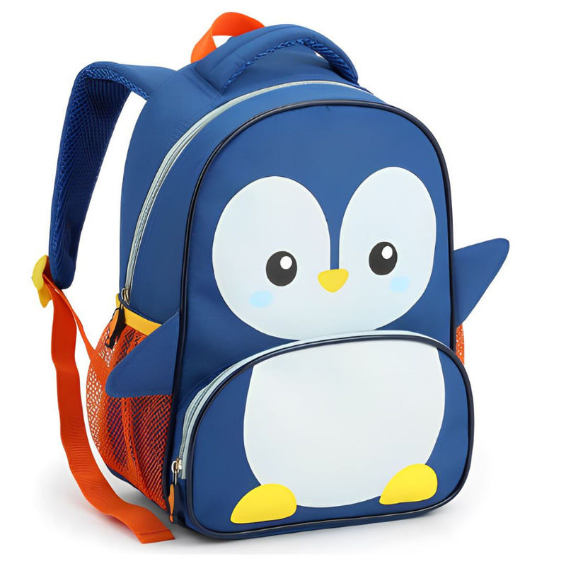 Kit Mochila de Costas Pinguim Infantil Lancheira Térmica Bolsa Escolar Seanite