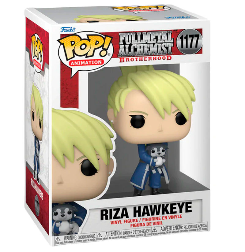 Boneco Funko POP Riza Hawekye 1177 Anime Manga Fullmetal Alchemist Brotherhood Brinquedo Colecionável Presente Criança