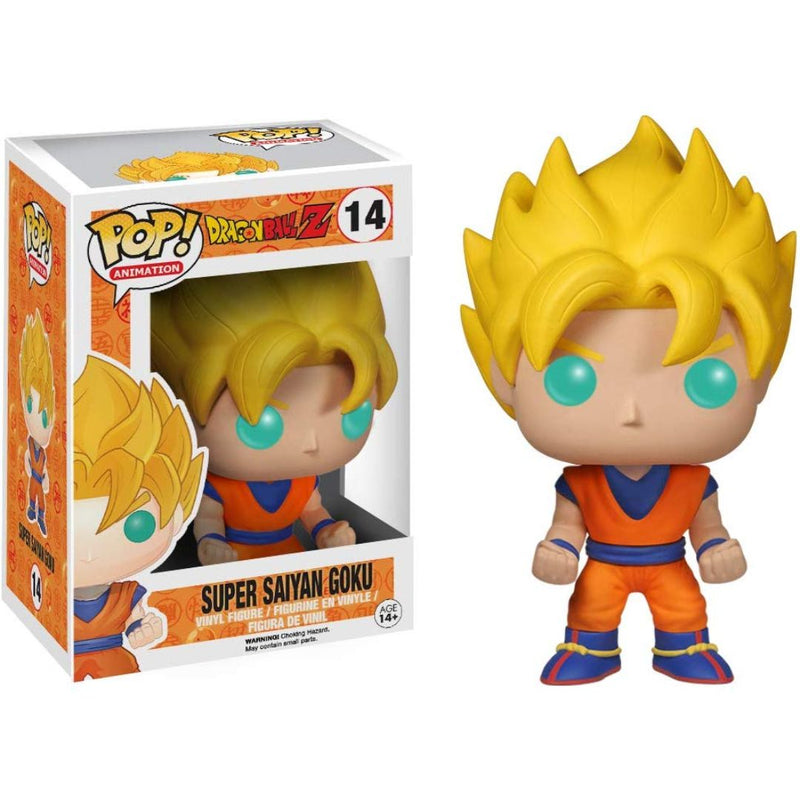 Boneco Funko Pop Dragon Ball Super Goku 14 Super Sayajin Anime Dragon Ball Super Brinquedo Presente Criança Coleção Son Goku DBZ