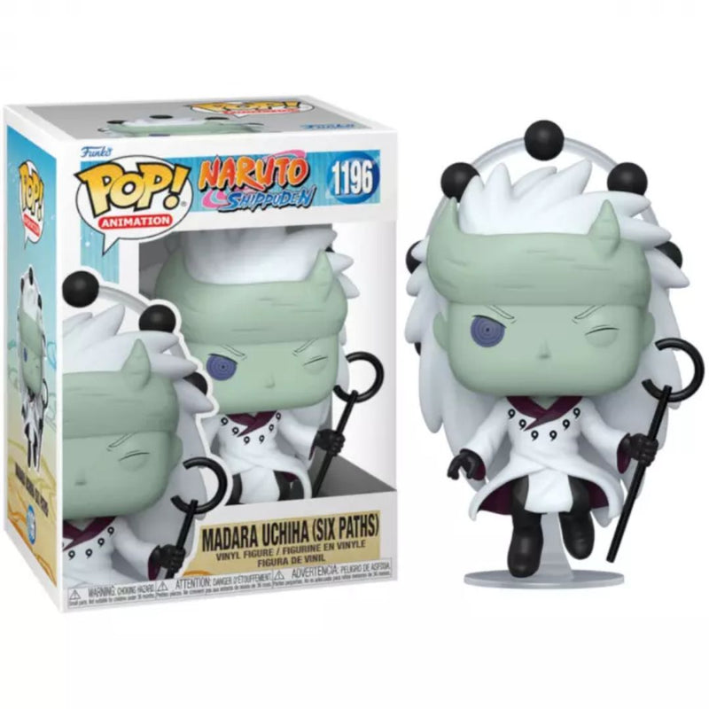 Boneco Funko Pop NARUTO MADARA UCHIHA SIX PATHS 1196 Madara Seis Caminhos Naruto Boneco Coleção Colecionável Presente Cr