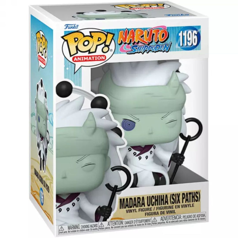 Boneco Funko Pop NARUTO MADARA UCHIHA SIX PATHS 1196 Madara Seis Caminhos Naruto Boneco Coleção Colecionável Presente Cr