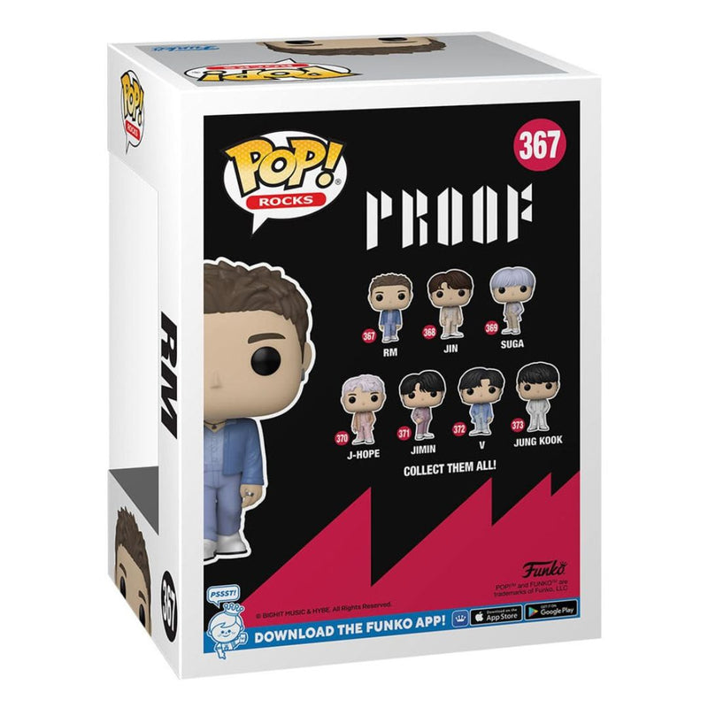 Boneco Funko Pop BTS S4 RM 367 Brinquedo K-POP Rap Monster Idol Figura Presente Colecionável