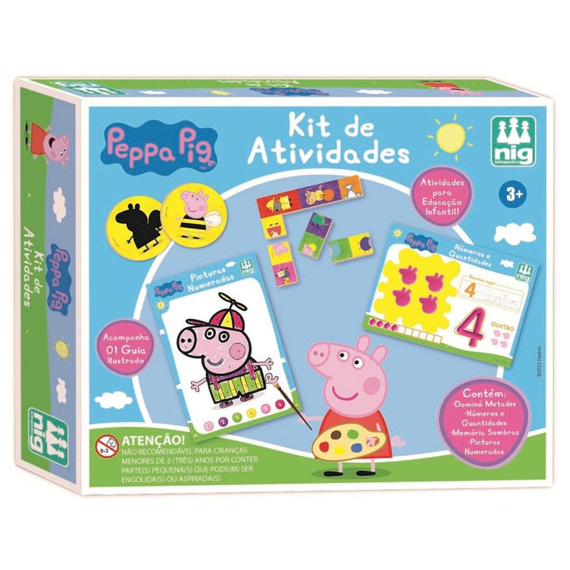 Jogo Peppa Pig Infanti Kit de Atividades Brinquedo Jogos Nig