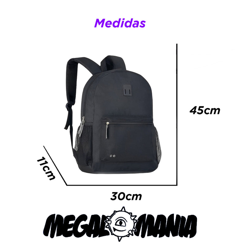 Mochila de Costas Escolar Juvenil com Bolso Frontal Oficial - Clio