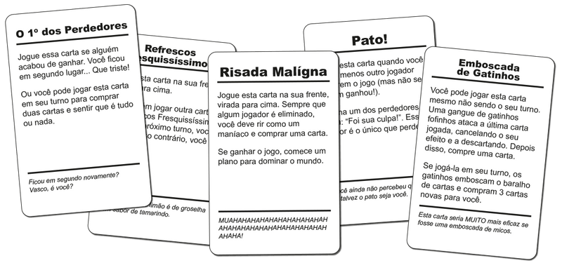 Nós Não Testamos Este Troço - Jogo Cartas Cards Tabuleiro Buro