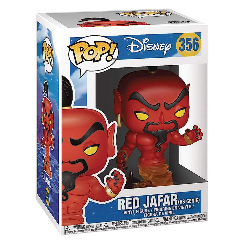 Boneco Funko POP Red Jafar 356 Move Animation Disney Alladin Brinquedo Colecionável Presente Coleção Criança